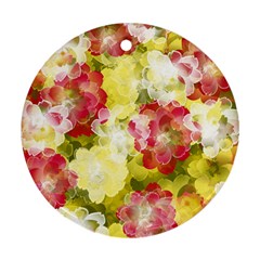 Flower Power Ornament (round)