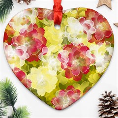 Flower Power Ornament (heart)