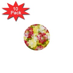 Flower Power 1  Mini Buttons (10 Pack) 