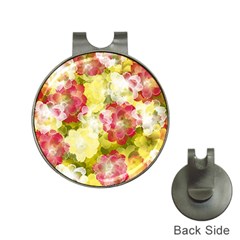 Flower Power Hat Clips With Golf Markers