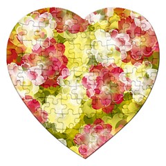 Flower Power Jigsaw Puzzle (heart)