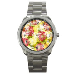 Flower Power Sport Metal Watch