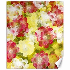 Flower Power Canvas 8  X 10 