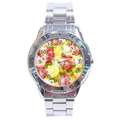 Flower Power Stainless Steel Analogue Watch