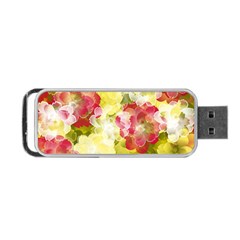 Flower Power Portable Usb Flash (one Side)