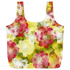 Flower Power Full Print Recycle Bags (l)  by designworld65