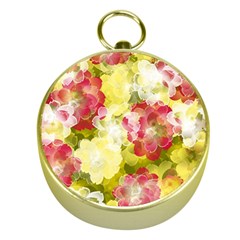 Flower Power Gold Compasses