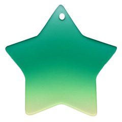 Sealife Green Gradient Ornament (star) by designworld65