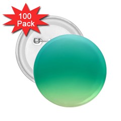 Sealife Green Gradient 2 25  Buttons (100 Pack)  by designworld65