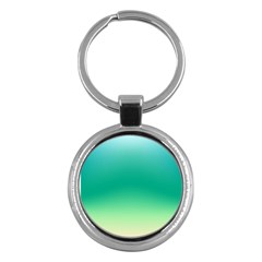 Sealife Green Gradient Key Chains (round)  by designworld65