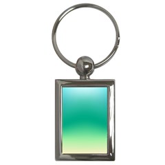 Sealife Green Gradient Key Chains (rectangle)  by designworld65