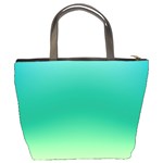 Sealife Green Gradient Bucket Bags Back