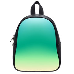 Sealife Green Gradient School Bag (small) by designworld65