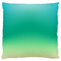 Sealife Green Gradient Large Cushion Case (one Side) by designworld65