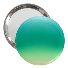 Sealife Green Gradient 3  Handbag Mirrors