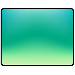 Sealife Green Gradient Double Sided Fleece Blanket (medium) 