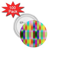 Multicolored Irritation Stripes 1 75  Buttons (100 Pack)  by designworld65