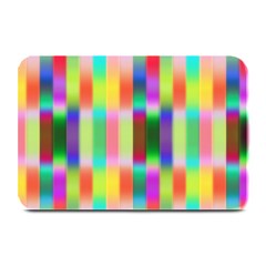 Multicolored Irritation Stripes Plate Mats by designworld65