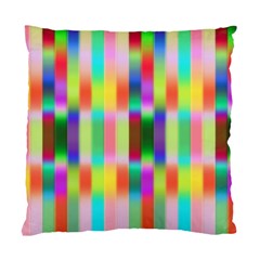 Multicolored Irritation Stripes Standard Cushion Case (two Sides) by designworld65