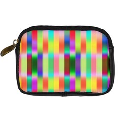 Multicolored Irritation Stripes Digital Camera Cases by designworld65