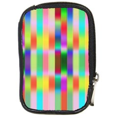 Multicolored Irritation Stripes Compact Camera Cases by designworld65