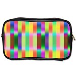 Multicolored Irritation Stripes Toiletries Bags 2-Side Front