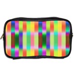 Multicolored Irritation Stripes Toiletries Bags 2-Side Back