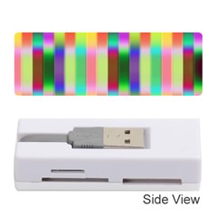 Multicolored Irritation Stripes Memory Card Reader (stick)  by designworld65