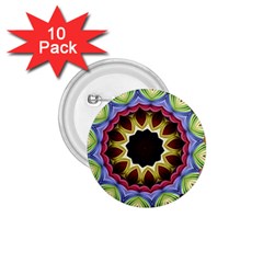 Love Energy Mandala 1 75  Buttons (10 Pack) by designworld65