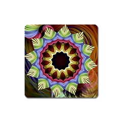 Love Energy Mandala Square Magnet by designworld65