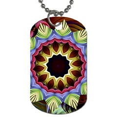 Love Energy Mandala Dog Tag (one Side) by designworld65