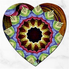 Love Energy Mandala Jigsaw Puzzle (heart) by designworld65