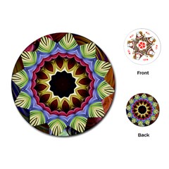 Love Energy Mandala Playing Cards (round) 