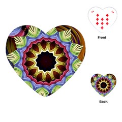 Love Energy Mandala Playing Cards (heart)  by designworld65