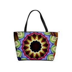 Love Energy Mandala Shoulder Handbags by designworld65