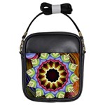 Love Energy Mandala Girls Sling Bags Front