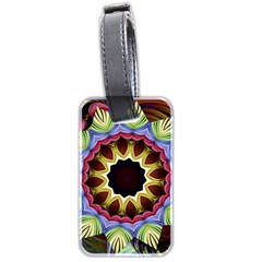 Love Energy Mandala Luggage Tags (two Sides) by designworld65