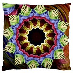 Love Energy Mandala Large Cushion Case (one Side) by designworld65