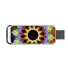 Love Energy Mandala Portable Usb Flash (two Sides) by designworld65