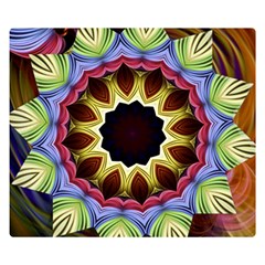 Love Energy Mandala Double Sided Flano Blanket (small)  by designworld65