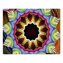 Love Energy Mandala Double Sided Flano Blanket (large)  by designworld65