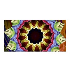 Love Energy Mandala Satin Wrap by designworld65