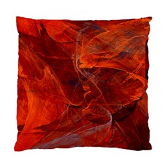 Swirly Love In Deep Red Standard Cushion Case (two Sides) by designworld65