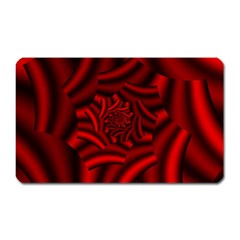 Metallic Red Rose Magnet (rectangular) by designworld65