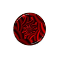 Metallic Red Rose Hat Clip Ball Marker (4 Pack) by designworld65