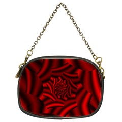 Metallic Red Rose Chain Purses (two Sides)  by designworld65