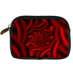 Metallic Red Rose Digital Camera Cases by designworld65