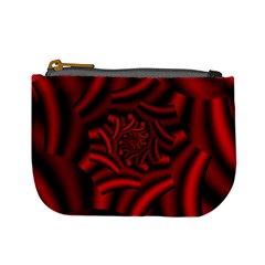 Metallic Red Rose Mini Coin Purses