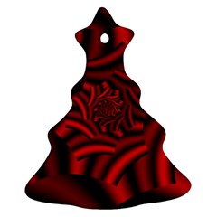 Metallic Red Rose Ornament (christmas Tree) 