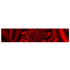 Metallic Red Rose Flano Scarf (small) by designworld65